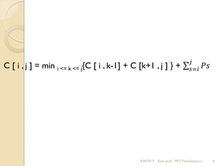 Optimal binary search tree | PDF