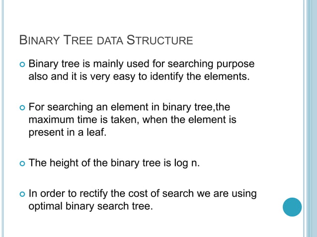 Optimal Binary Search tree ppt seminar.pptx