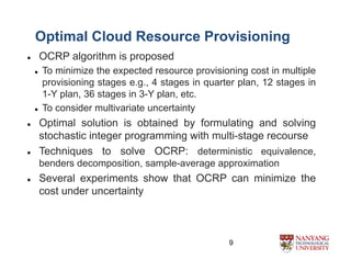 Optimization of Resource Provisioning Cost in Cloud Computing | PDF