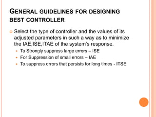 Optimal controller settings | PPTX