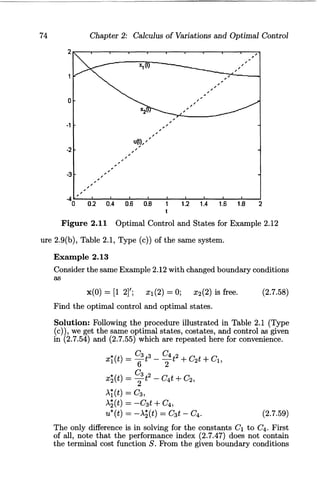 Optimal Control Problems Examples Optimal control systems | PDF