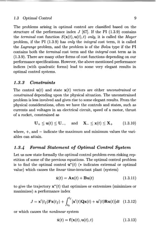Optimal control systems | PDF