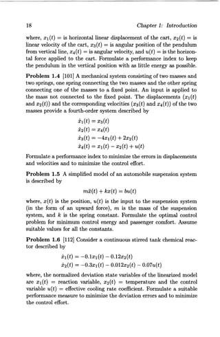 Optimal control systems | PDF