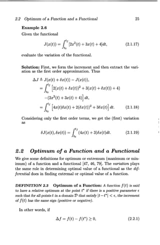 Optimal control systems | PDF