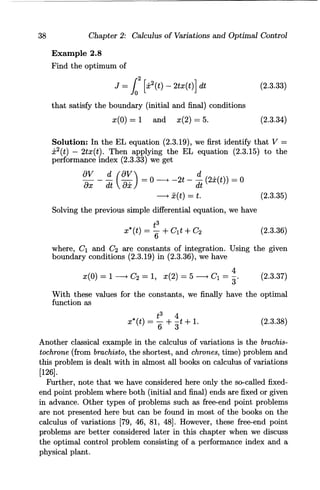 Optimal control systems | PDF