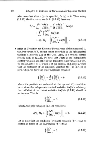 Optimal control systems | PDF