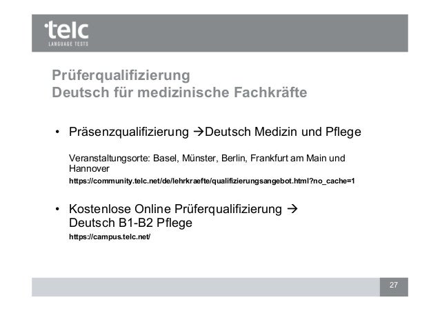 Optimale Vorbereitung Auf Die Prüfung Deutsch B2 C1 Medizin
