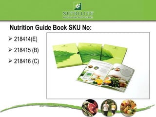 Nutrition Guide Book SKU No:
 218414(E)
 218415 (B)
 218416 (C)
 