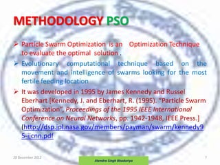 Optimal placement and sizing of multi dg using pso | PPTX