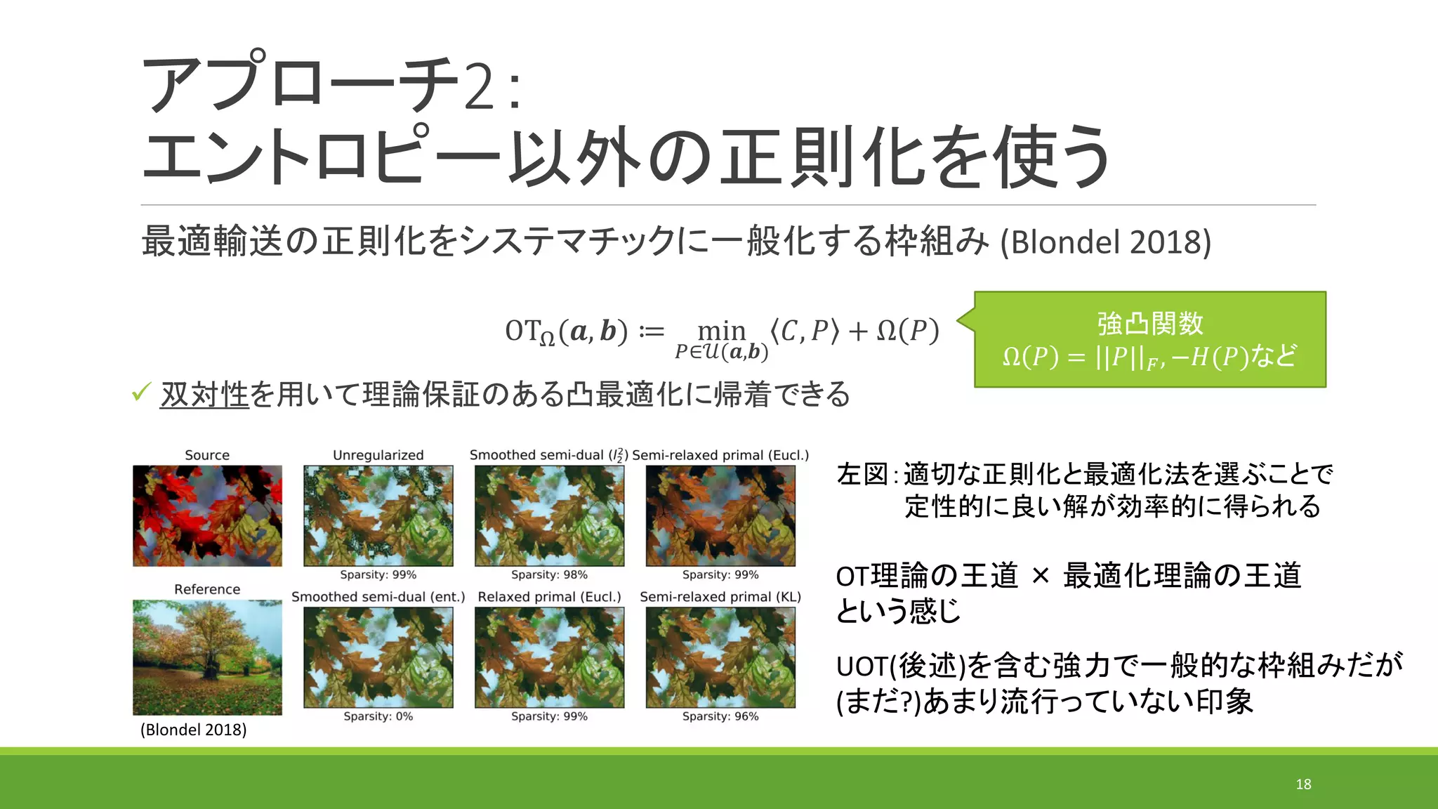 最適輸送の計算アルゴリズムの研究動向