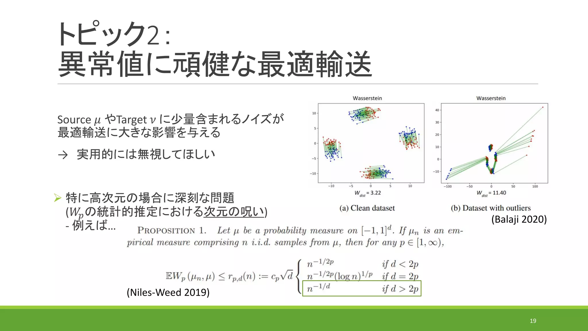 最適輸送の計算アルゴリズムの研究動向