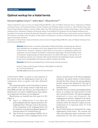 Optimal workup for a hiatal hernia.pdf