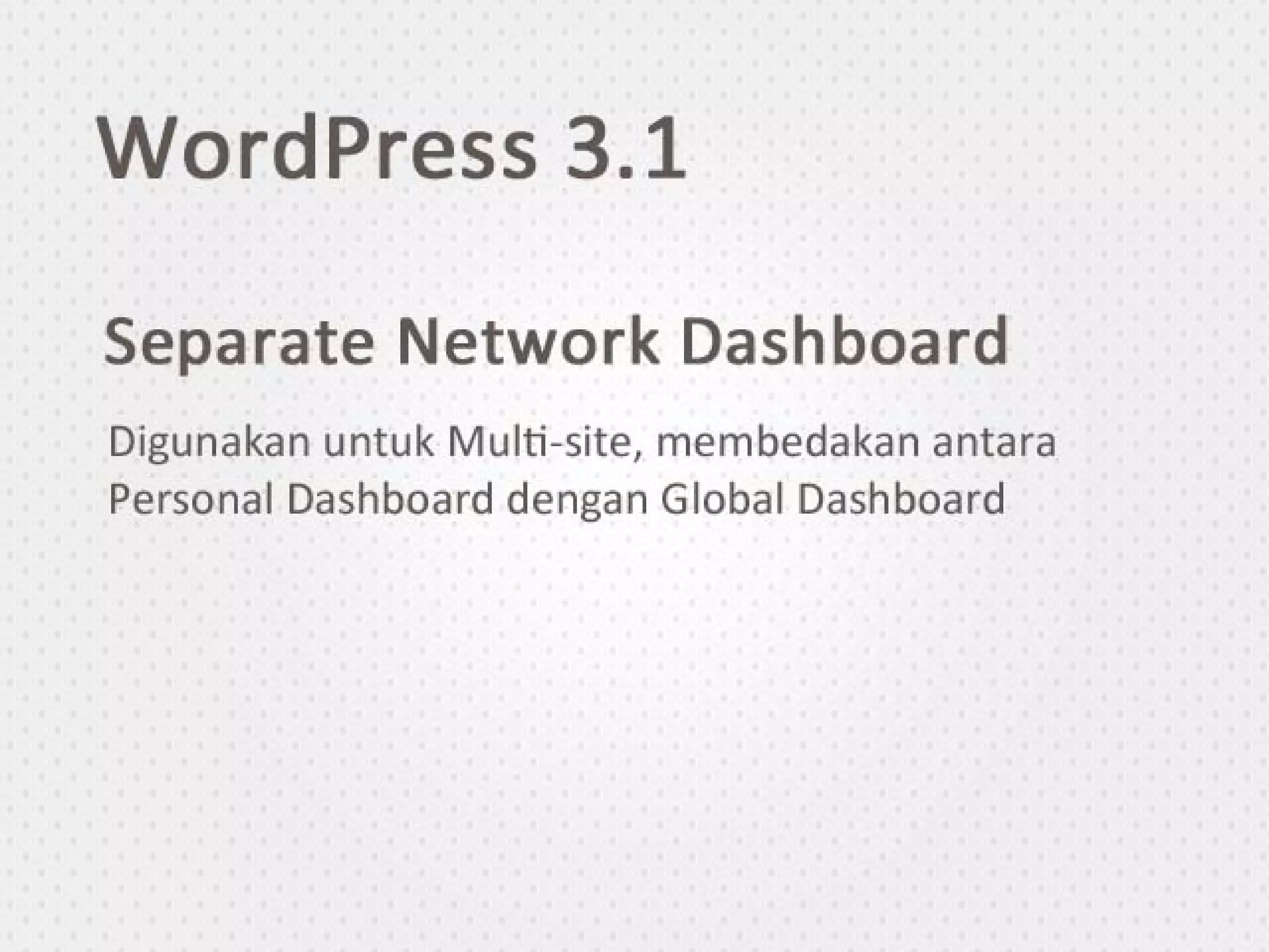 Optimasi WordPress - suwec