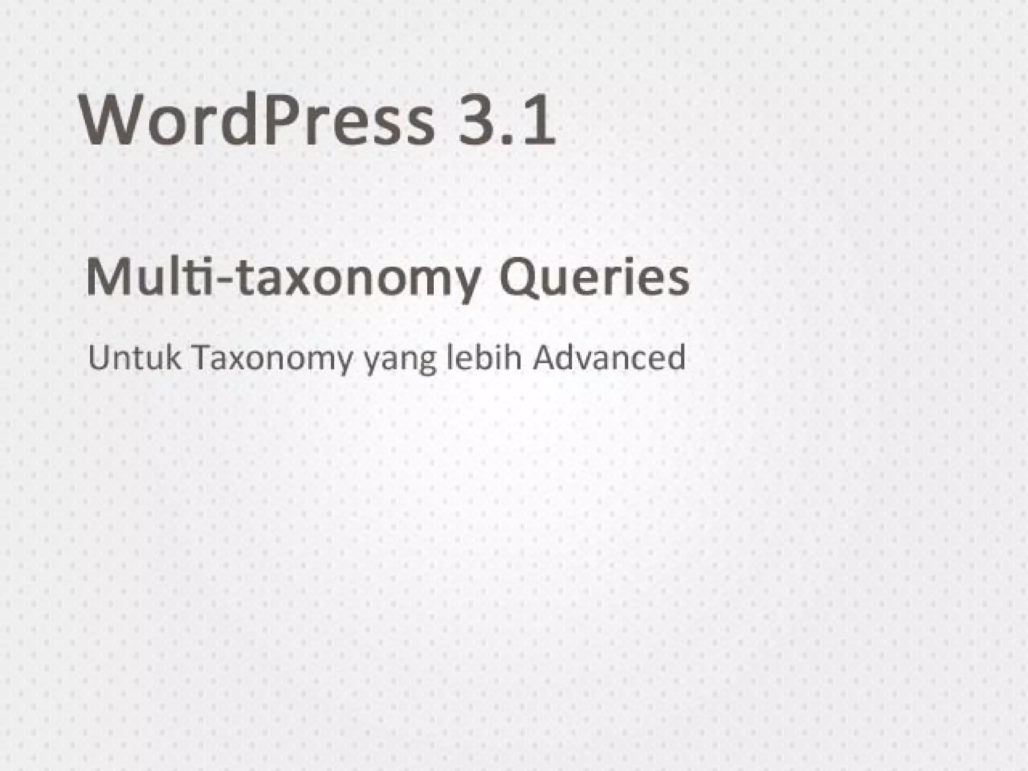 Optimasi WordPress - suwec