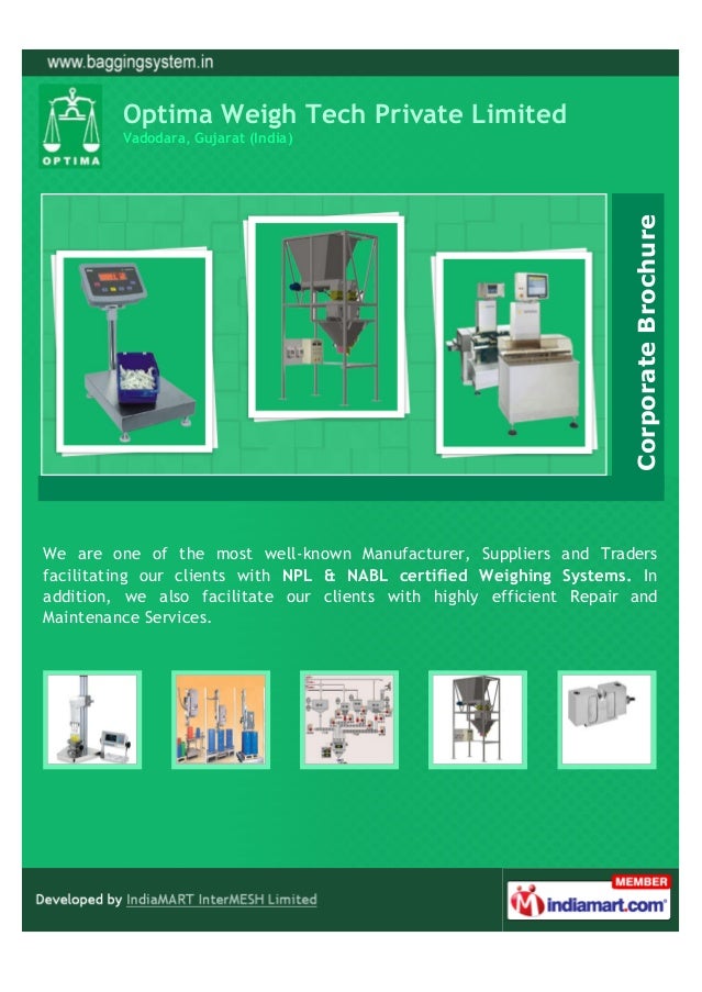 Optima Weigh Tech Private Limited, Vadodara, Laboratory Balance