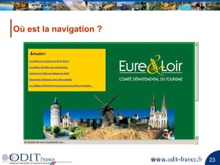 Où est la navigation ? 