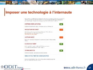 Imposer une technologie à l’internaute 