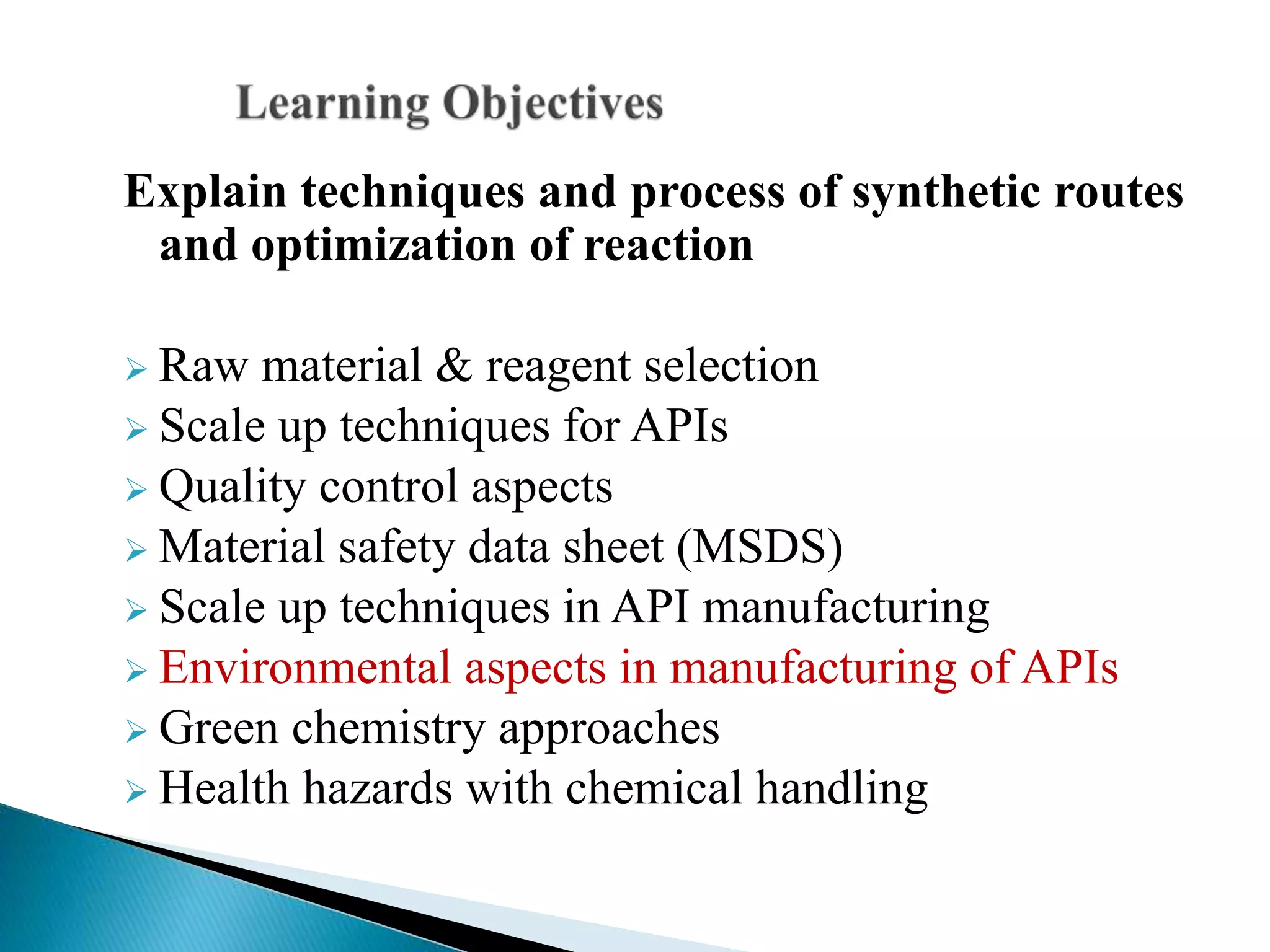 Optimisation of industrial process | PPTX