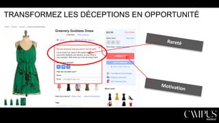 TRANSFORMEZ LES DÉCEPTIONS EN OPPORTUNITÉ

 