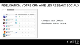 FIDÉLISATION: VOTRE CRM AIME LES RÉSEAUX SOCIAUX

Connectez votre CRM aux
données des réseaux sociaux.

 
