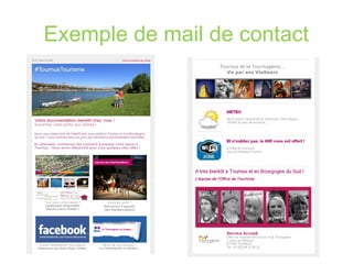 Exemple de mail de contact 
 