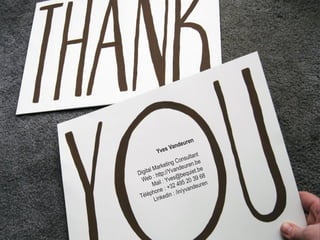 Construire sa présence sur le web ?