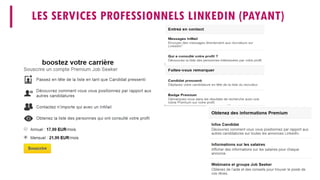 LES SERVICES PROFESSIONNELS LINKEDIN (PAYANT)  