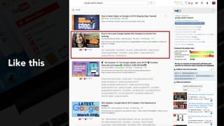 #videoseo at #optimisey by @aleyda from @orainti
Like this
 