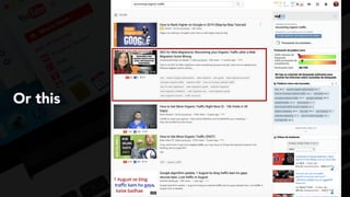 #videoseo at #optimisey by @aleyda from @orainti
Or this
 