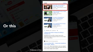 #videoseo at #optimisey by @aleyda from @orainti
Or this
 