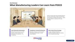 POSCO Case Study: Scaling HR with HRMantra | PPTX
