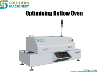 www.smthelp.com
Slide 1
Optimising Reflow Oven
 