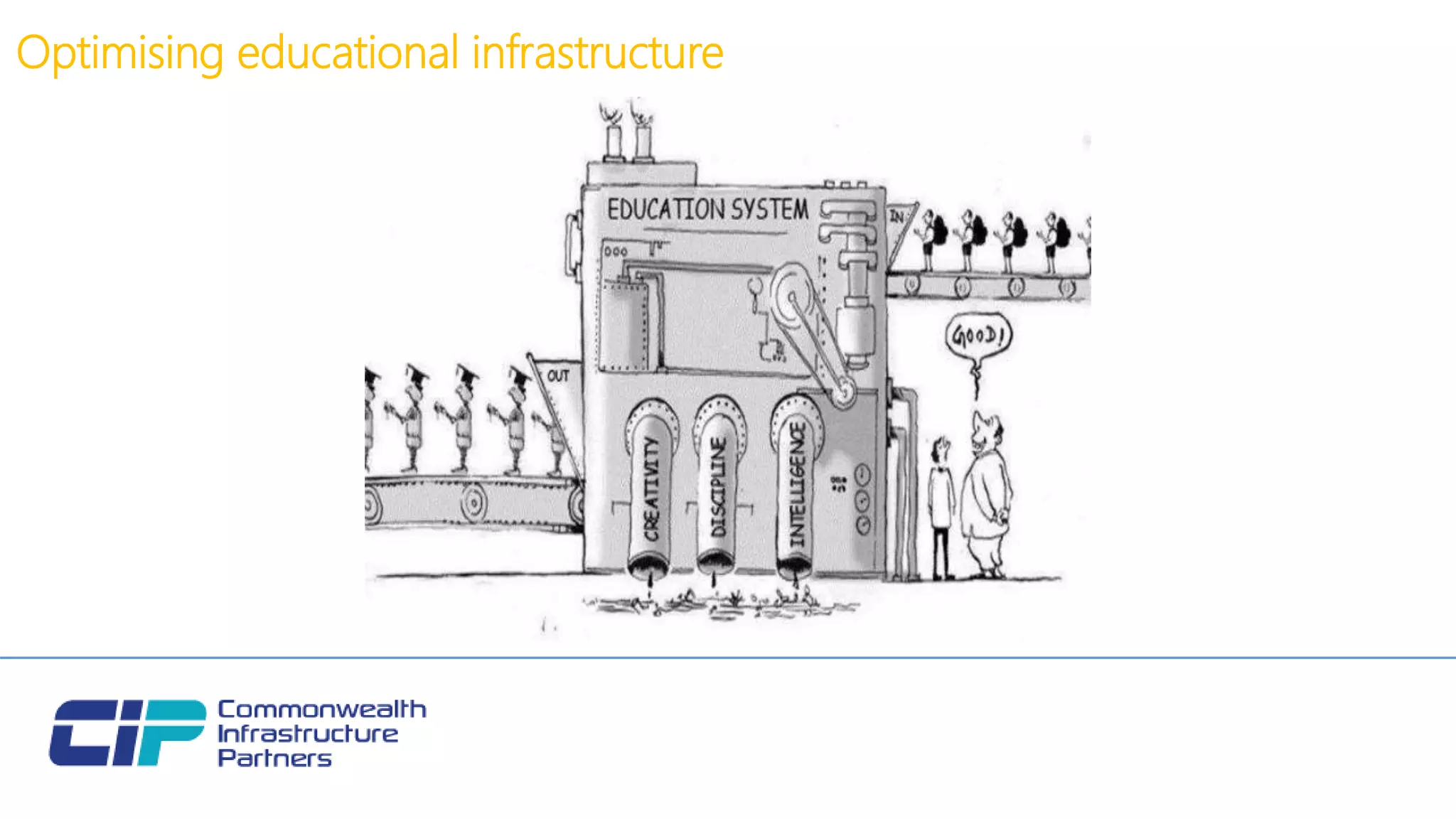 Optimising educational infrastructure
 