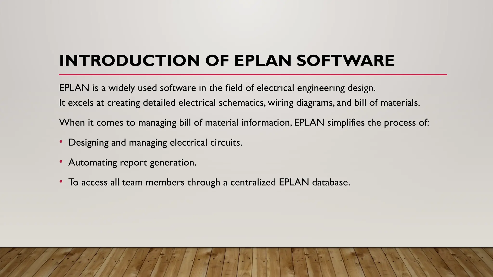 Optimising Electrical Design with Eplan PPT..pptx
