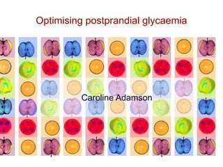Optimising postprandial glycaemia Caroline Adamson 