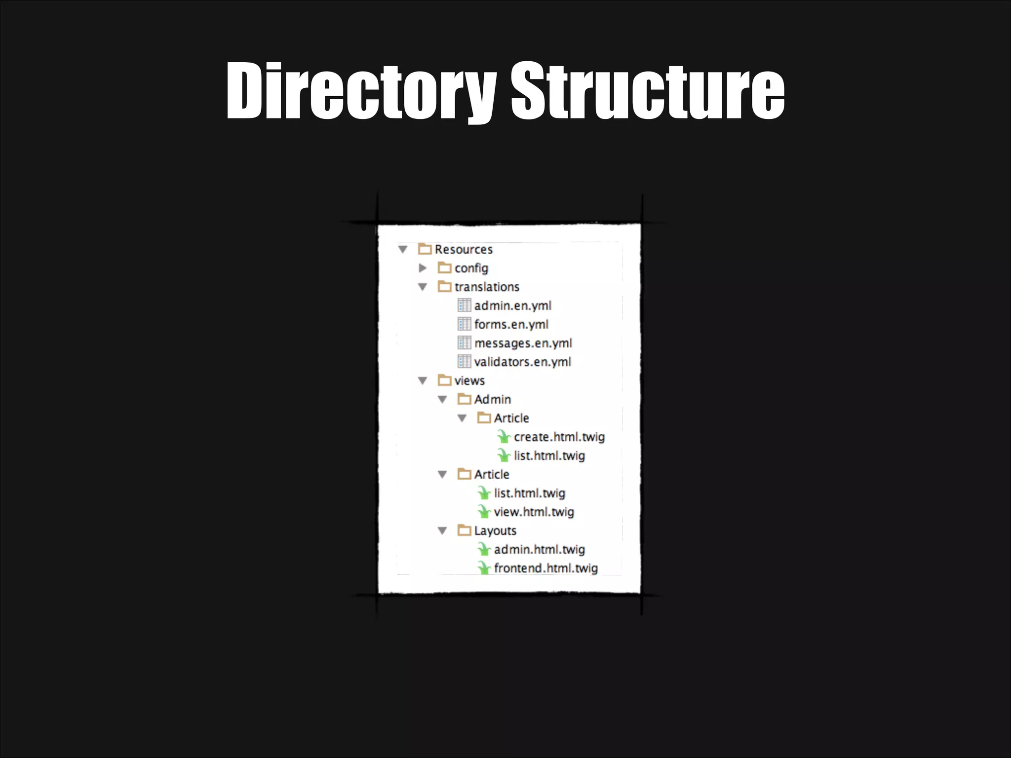 Directory Structure 