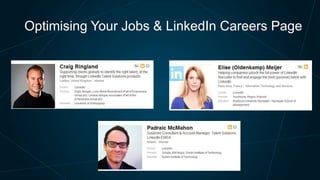 Optimising Your Jobs & LinkedIn Careers Page

 