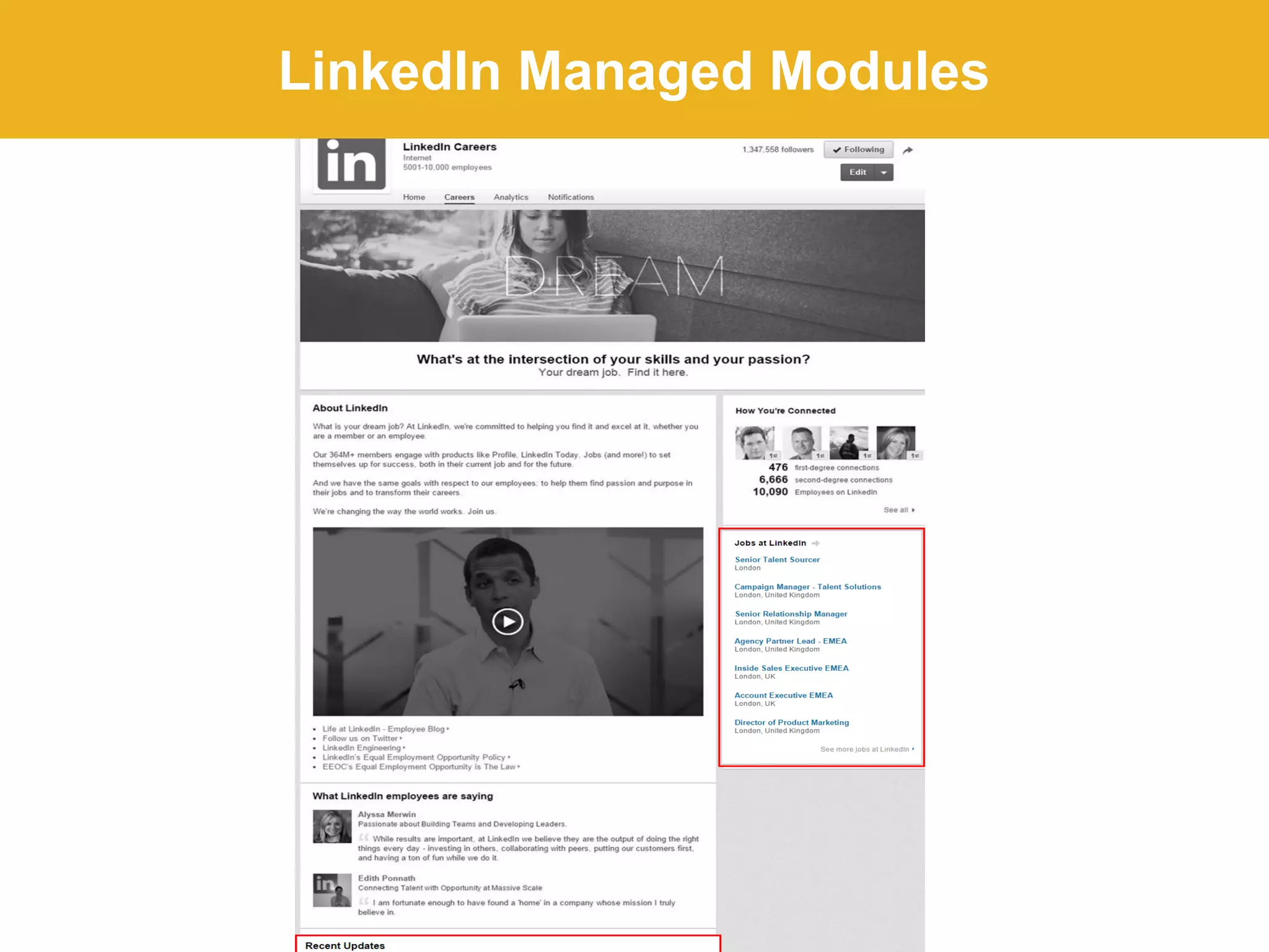LinkedIn Managed Modules
 