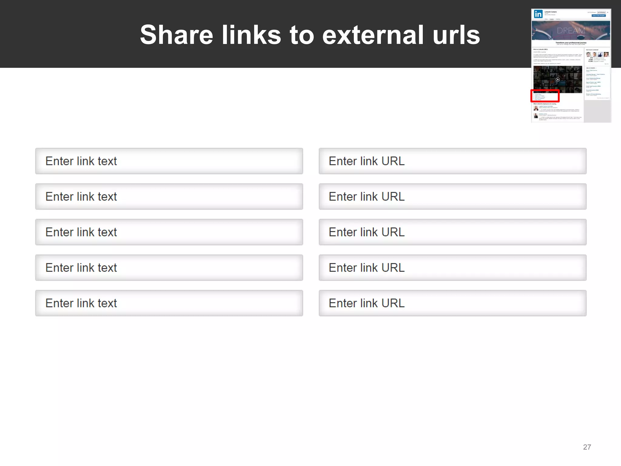 Share links to external urls
27
 