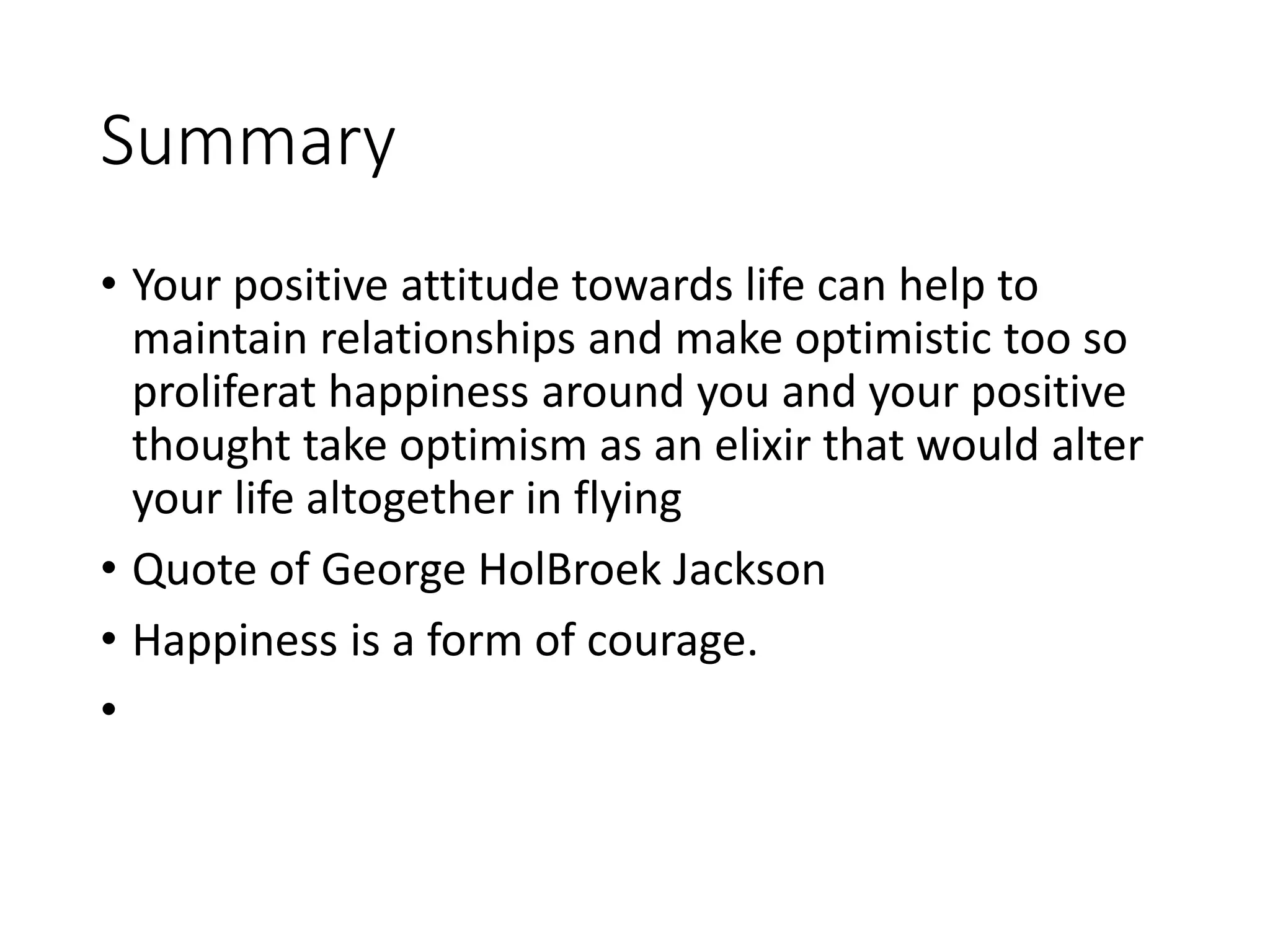 Optimism | PPT