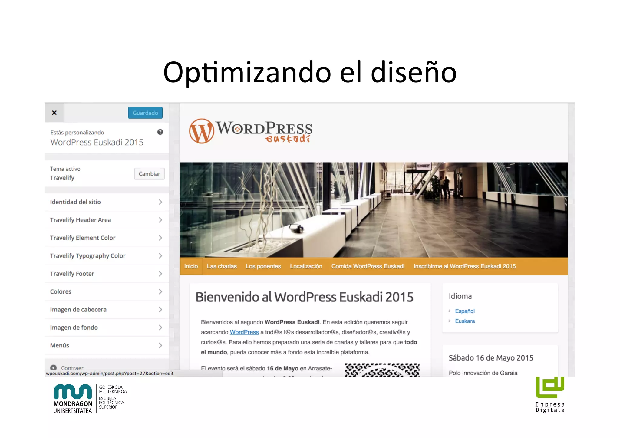 Op7mizando	el	diseño	
 
