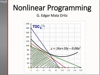 Nonlinear Programming
G. Edgar Mata Ortiz
 