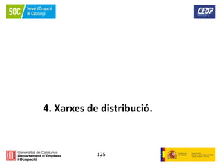 125
4. Xarxes de distribució.
 