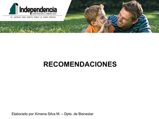 RECOMENDACIONES 