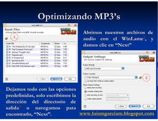 Optimizando Mp3’S