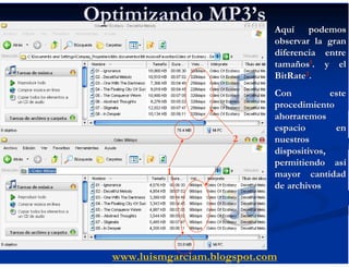 Optimizando Mp3’S