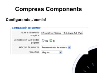 Compress Components Configurando Joomla! 