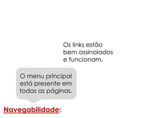 Navegabilidade: