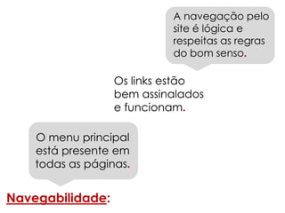 Navegabilidade: