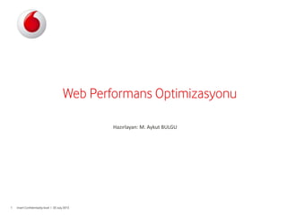 Web Performans Optimizasyonu
M. Aykut BULGU
Software Engineer
 